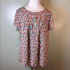 Floral Print Women's Top